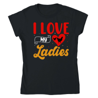 Product I Love My Ladies Chicken Lover Classic Womens Crewneck T-shirt