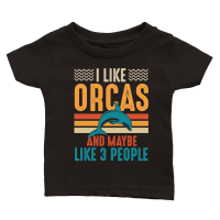 Product I Like Orcas and Maybe 3 People Classic Baby Crewneck T-shirt