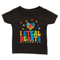 Product I Steal Hearts Autism Classic Baby Crewneck T-shirt