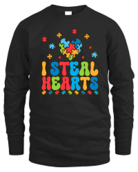 Product I Steal Hearts Autism Unisex Sweatshirt