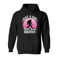 Product Just a girl who loves Bigfoot Hoodie