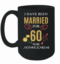 Product Married for 60 Years 60th Wedding Mug