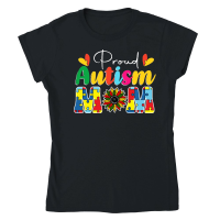 Product mother day   Autism   Proud Autism Mom Classic Womens Crewneck T-shirt
