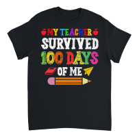 Product My Teacher Survived 100 Days Of Me Unisex T-Shirt
