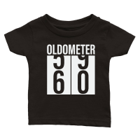 Product Oldometer Odometer Funny 60th Birthday Classic Baby Crewneck T-shirt