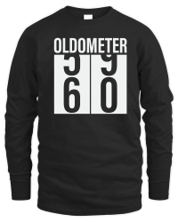 Product Oldometer Odometer Funny 60th Birthday Unisex Sweatshirt