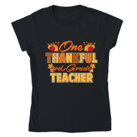 Product one thankful 3rd grade teacher Classic Womens Crewneck T-shirt