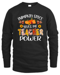 Product pumpkin spice gives me teacher power Unisex Sweatshirt