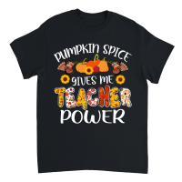 Product pumpkin spice gives me teacher power Unisex T-Shirt
