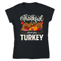 Product thankful for my little turkey Classic Womens Crewneck T-shirt