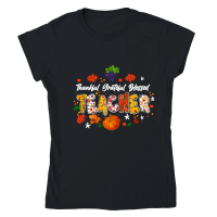 Product thankful grateful blessed teacher Classic Womens Crewneck T-shirt