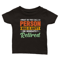 Product Who is Happy on Mondays Retired Classic Baby Crewneck T-shirt