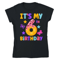Product 6th Birthday   Donut Birthday Classic Womens Crewneck T-shirt