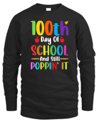 Product 100 Days Of School And Still Poppin Unisex Sweatshirt