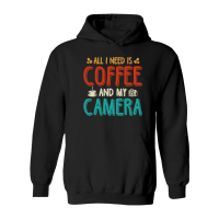 Product All I Need Is Coffee And My Camera Hoodie