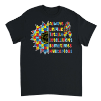 Product Autism   Always Unique Totally Intelligent Sometimes Mysterious Unisex T-Shirt