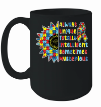 Product Autism   Always Unique Totally Intelligent Sometimes Mysterious Mug