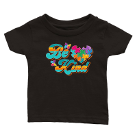 Product Autism   Be Kind Classic Baby Crewneck T-shirt