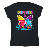 Product autism   different is beautiful Classic Womens Crewneck T-shirt