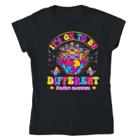 Product Autism   Its Ok To Be Autism Awareness Classic Womens Crewneck T-shirt
