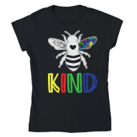 Product Autism Awareness Bee Kind Puzzle Classic Womens Crewneck T-shirt