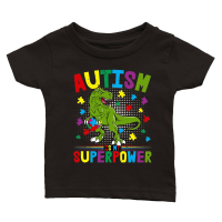Product Autism is My Superpower Autism Awareness Classic Baby Crewneck T-shirt