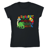 Product Autism its not a disability its a different ability Classic Womens Crewneck T-shirt