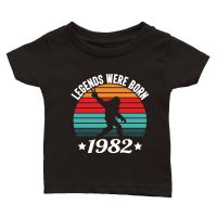 Product Birthday   Legends were born 1982 Classic Baby Crewneck T-shirt