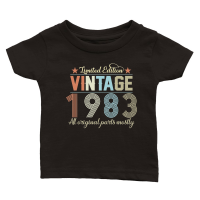 Product Birthday   Limited Edition Vintage 1983 Classic Baby Crewneck T-shirt