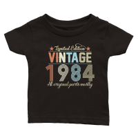 Product Birthday   Limited Edition Vintage 1984 Classic Baby Crewneck T-shirt