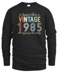 Product Birthday   Limited Edition Vintage 1985 Unisex Sweatshirt