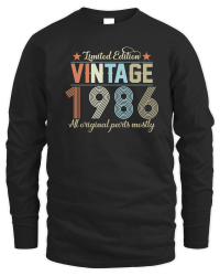 Product Birthday   Limited Edition Vintage 1986 Unisex Sweatshirt