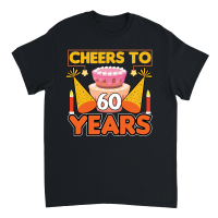 Product Birthday Cheers to 60 years Unisex T-Shirt