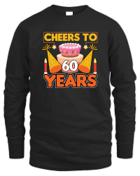 Product Birthday Cheers to 60 years Unisex Sweatshirt