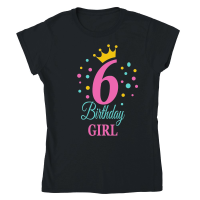 Product Birthday Girl, Birthday Princess Classic Womens Crewneck T-shirt