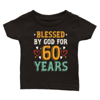 Product Blessed By God For 60 Years Birthday Classic Baby Crewneck T-shirt