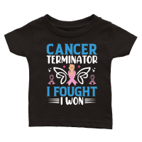 Product Cancer terminator i fought i won Classic Baby Crewneck T-shirt