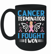 Product Cancer terminator i fought i won Mug