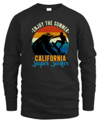 Product Enjoy The Summer California Super Surfer Unisex Sweatshirt