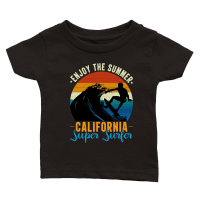 Product Enjoy The Summer California Super Surfer Classic Baby Crewneck T-shirt