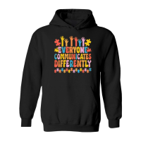 Product Everyone Communicates Autism Hoodie