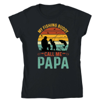Product father day   My Fishing Buddies Call Me Papa Classic Womens Crewneck T-shirt