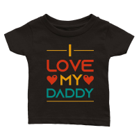 Product father day  I love my daddy Classic Baby Crewneck T-shirt