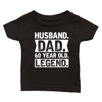 Product Fathers Day Husband Dad 60 Year Old Legend   60th birthday Classic Baby Crewneck T-shirt