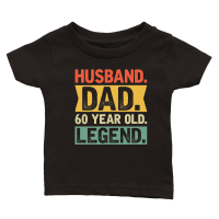 Product Fathers Day Husband Dad 60 Year Old Legend 2   60th birthday Classic Baby Crewneck T-shirt