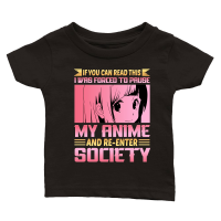 Product Forced To Pause My Anime And Re Enter Society Classic Baby Crewneck T-shirt