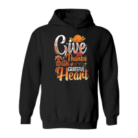 Product give thanks with grateful heart Hoodie