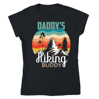 Product Hiking   Daddys hiking buddy Classic Womens Crewneck T-shirt