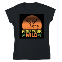 Product Hiking   Find Your Wild Adventure Classic Womens Crewneck T-shirt