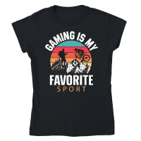 Product Hiking   Gaming is my favorite sport Classic Womens Crewneck T-shirt
